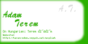 adam terem business card